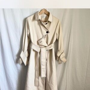 Women's Cream Trench Coat